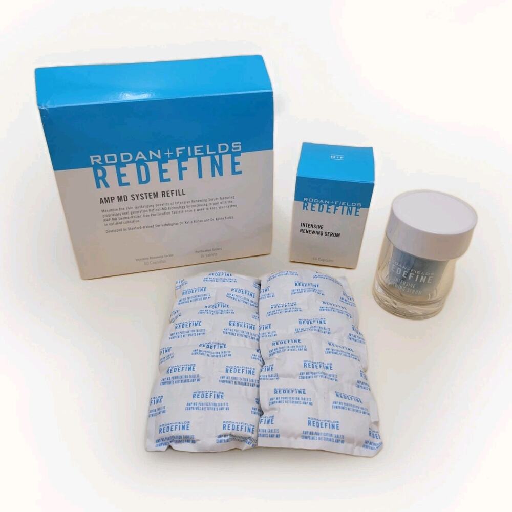 Rodan + Fields Redefine Intensive Renewing Serum 60 Capsules 16 Purificat Tablet